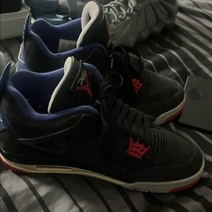 Jordan Black and Red Men's Sneakers